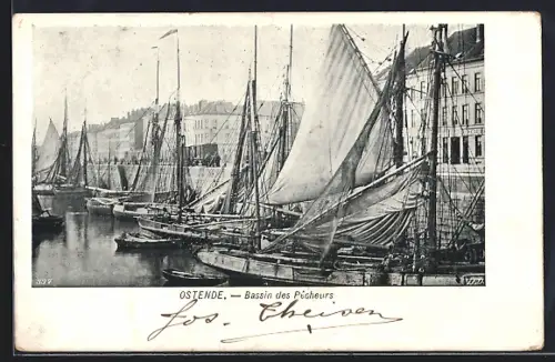 AK Ostende, Bassin des Pécheurs