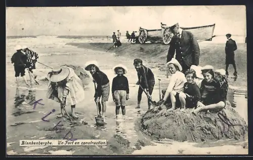 AK Blankenberghe, Un Fort en construction