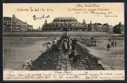 AK Ostende, Le Kursaal, la grande Rotonde