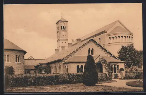 AK Lophem-lez-Bruges, Abbaye de St-André, L`Aile Abbatiale