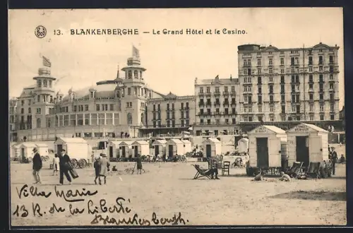AK Blankenberghe, Le Grand Hôtel et le Casino