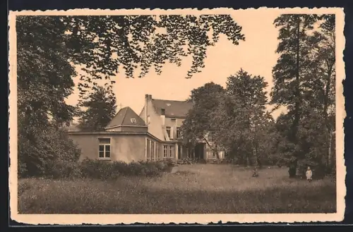 AK Wommelgem, Rusthuis oude wrouwen, Achterzicht