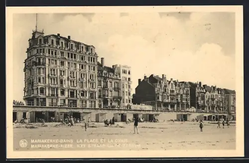 AK Mariakerke-Bains, La Plage et la Digue