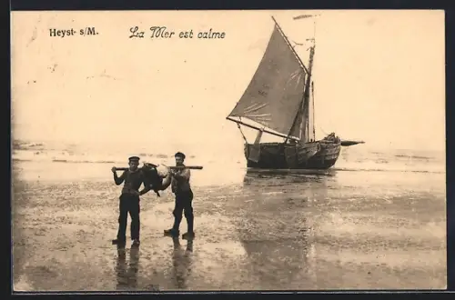 AK Heyst-sur-Mer, La Mer est calme