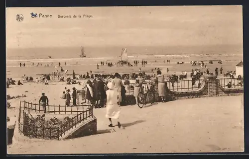 AK La Panne, Descente de la Plage