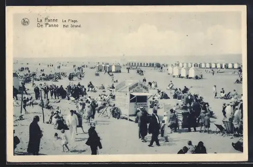 AK La Panne, La Plage