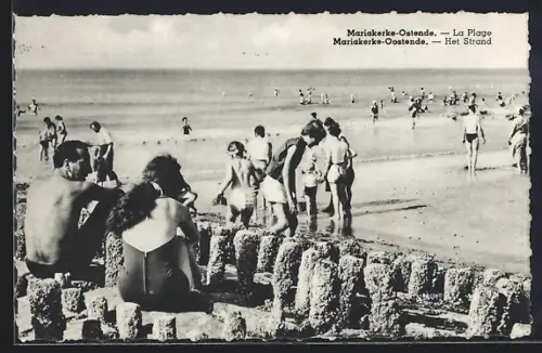 AK Mariakerke-Ostende, La Plage