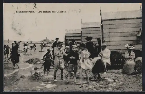 AK Blankenberghe, Au milieu des Cabines