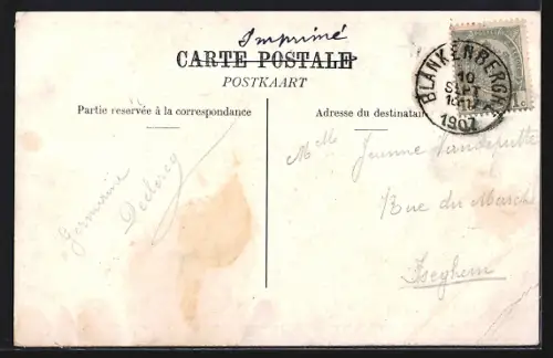 AK Blankenberghe, Au milieu des Cabines