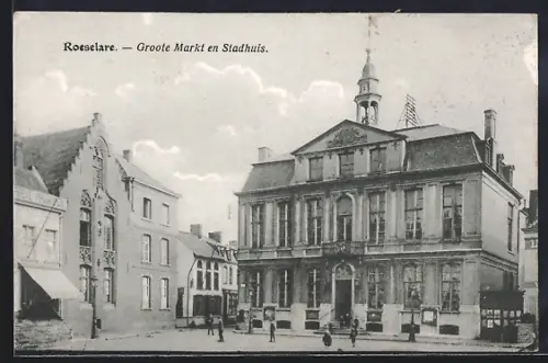 AK Roeselare, Groote Markt en Stadthuis