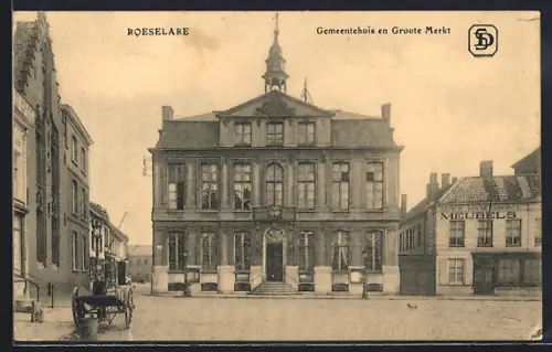 AK Roeselare, Gemeentehuis en Groote Merkt