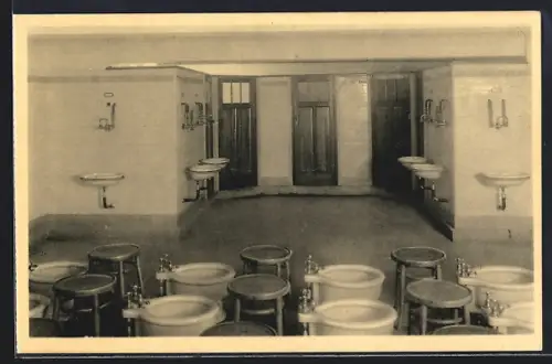 AK Rousselare, Opvoedingsgesticht der Grauwe Zusters, Groote Markt, Badzaal