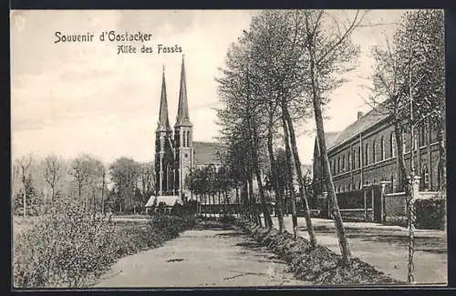 AK Oostacker, Allée des Fossés