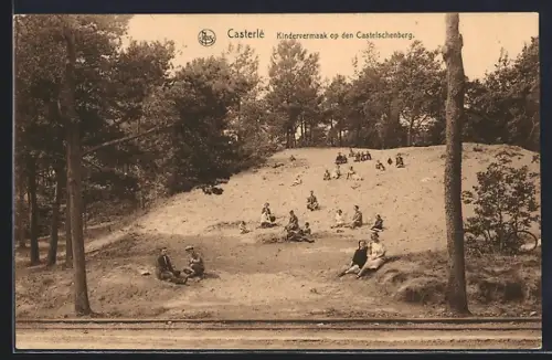 AK Casterlé, Kindervermaak op den Castelschenberg