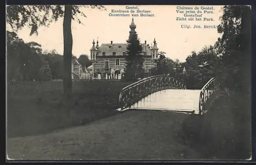 AK Berlaar, Château de Gestel, Vue prise du Parc