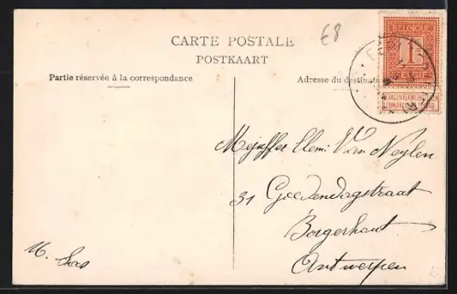 AK Berlaar, Château de Gestel, Vue prise du Parc