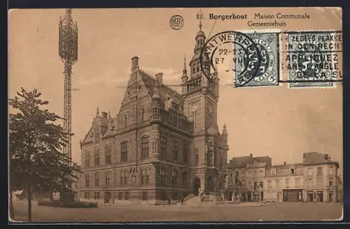 AK Borgerhout, Maison Communale, Gemeentehuis