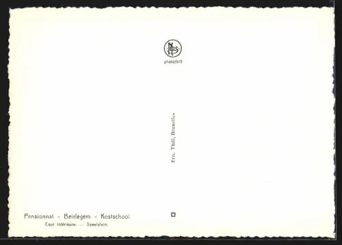 AK Beirlegem, Kostschool, Pensionnat, Cour Intérieure