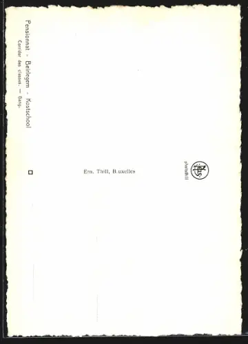 AK Beirlegem, Kostschool, Pensionnat, Corridor des classes