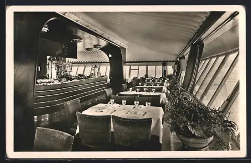 AK Berlin-Charlottenburg, Funkturm-Restaurant