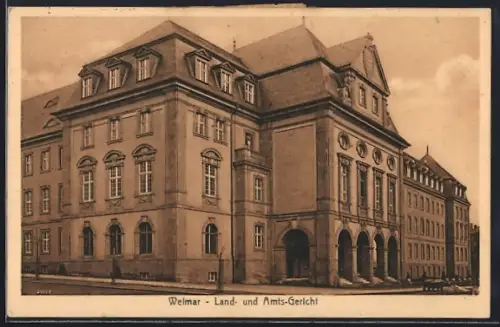 AK Weimar / Thüringen, Land- und Amts-Gericht