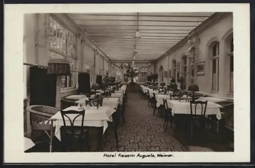 AK Weimar / Thüringen, Hotel Kaiserin Augusta