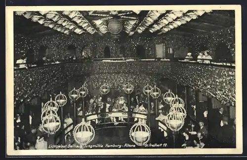 AK Hamburg-Altona, Lichtpalast Ballhaus Jungmühle, Grosse Freiheit 12, Innenansicht
