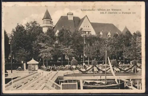 AK Berlin-Wannsee, Restaurant Schwedischer Pavillon