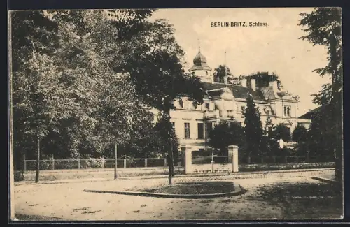 AK Berlin-Britz, Blick auf das Schloss
