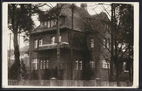 Foto-AK Berlin-Nikolassee, Hotel-Pension