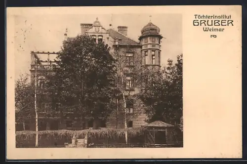 AK Weimar / Thüringen, Töchterinstitut Gruber