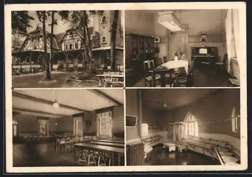 AK Gehrden / Hannover, Landheim der Leibnizschule auf dem Burgberg