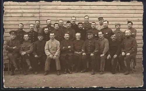Foto-AK Minden /Westf., Gefangenenlager, Kriegsgefangene