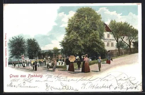 AK Frohburg, Gasthaus zum Schützenhaus