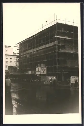 Foto-AK Stuttgart, Kaufhalle ca. 1960