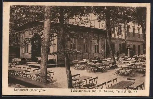AK Hohenlychen, Gasthof Schützenhaus von H. Amsus