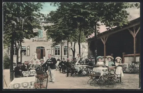 AK Derenburg /Harz, Gasthaus Schützenhaus im Rehtal, Inh. Ernst. Schmelzekopf