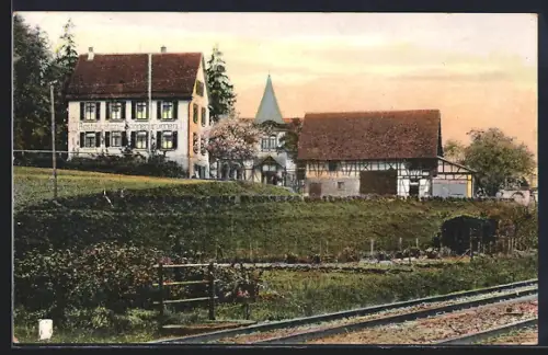 AK Heilbronn-Böckingen, Gasthof Schützenheim Sonnenbrunnen
