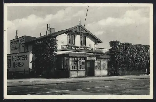 AK Hamburg, Gasthof Schützenhof in der Alsterdorferstrasse 149, Inh. Carl Hermann