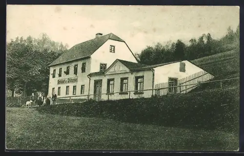 AK Neuhausen /Dresden, Gasthof Schützenhaus am Wald