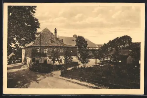 AK Zwönitz i. Erzgeb., Gasthof Schützenhaus von Otto Händel