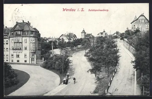 AK Werdau / Sachsen, Schützenhausstrasse