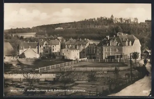 AK Wunsiedel, Katharinenberg mit Schützenhaus-Gaststätte