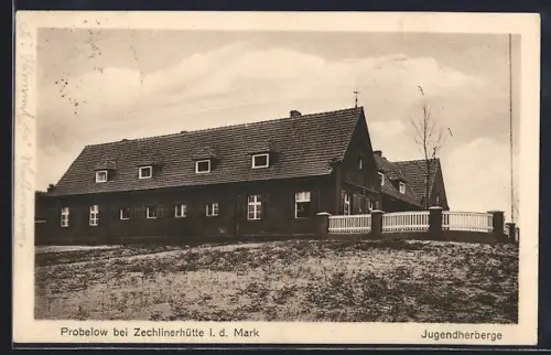 AK Prebelow i. d. Mark, Ansicht der Jugendherberge