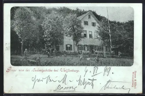 AK Weissenburg / Bayern, Gasthof Ludwigshöhe