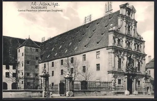 AK Augsburg, Central-Feuerhaus, Ehemaliges Zeughaus