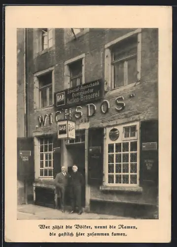 AK Düsseldorf, das Haus Wichsdos