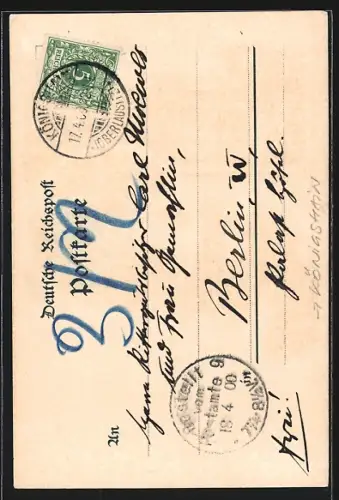 Lithographie Königshain / O.L., Gasthaus Friedrich Wilhelm-Baude, Hochstein, Fürstenstein