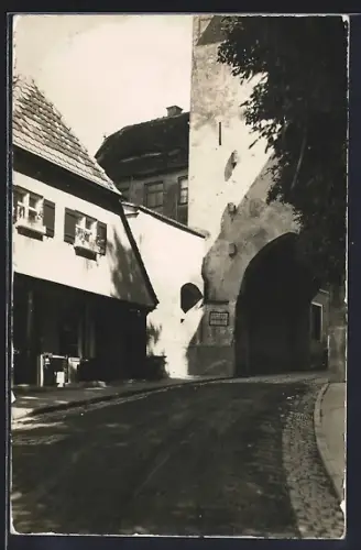 Foto-AK Günzburg, Am Stadttor