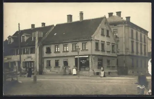 Foto-AK Augsburg, Bäckerei Michael Schneider